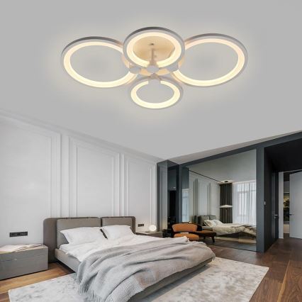 Lámpara de techo LED regulable LED/65W/230V 3000-6500K con mando a distancia