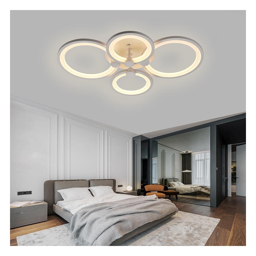 Lámpara de techo LED regulable LED/65W/230V 3000-6500K con mando a distancia