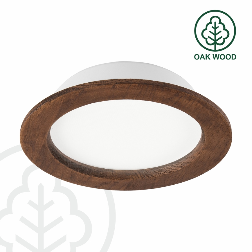 Lámpara empotrada LED WOODY SPOT LED/16,5W/230V 4000K cereza Ø 18,5 cm
