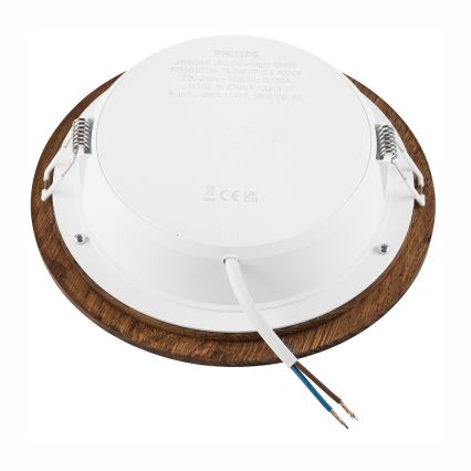 Lámpara empotrada LED WOODY SPOT LED/16,5W/230V 4000K cereza Ø 18,5 cm