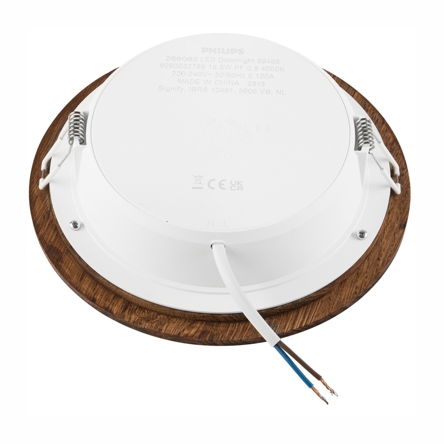Lámpara empotrada LED WOODY SPOT LED/16,5W/230V 4000K cereza Ø 18,5 cm