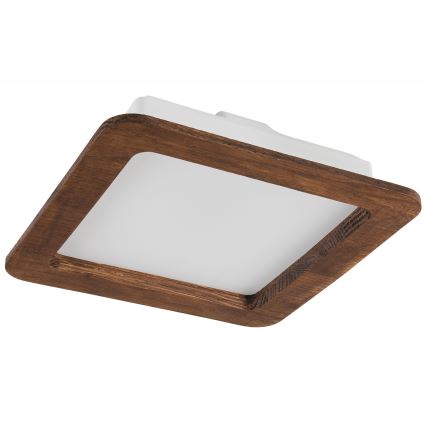 Lámpara empotrada LED WOODY SPOT LED/17W/230V 3000K cereza 18,5x18,5 cm