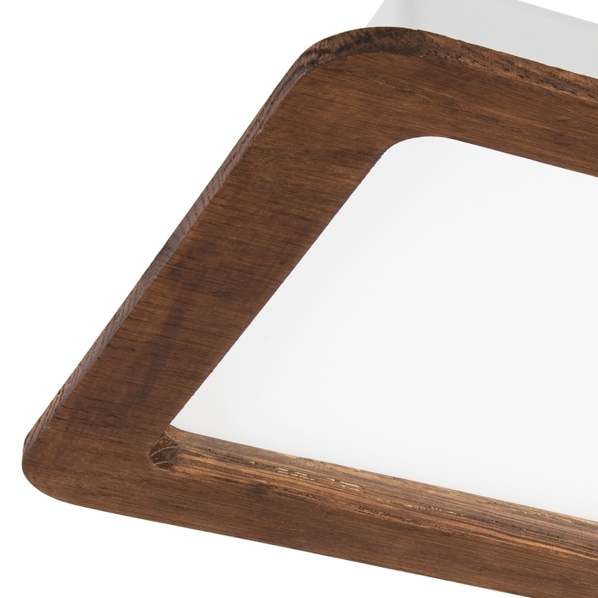 Lámpara empotrada LED WOODY SPOT LED/17W/230V 3000K cereza 18,5x18,5 cm