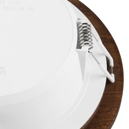 Lámpara empotrada LED WOODY SPOT LED/12,5W/230V 3000K cereza Ø 16 cm
