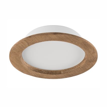 Lámpara empotrada LED WOODY SPOT LED/16,5W/230V 4000K nogal Ø 18,5 cm