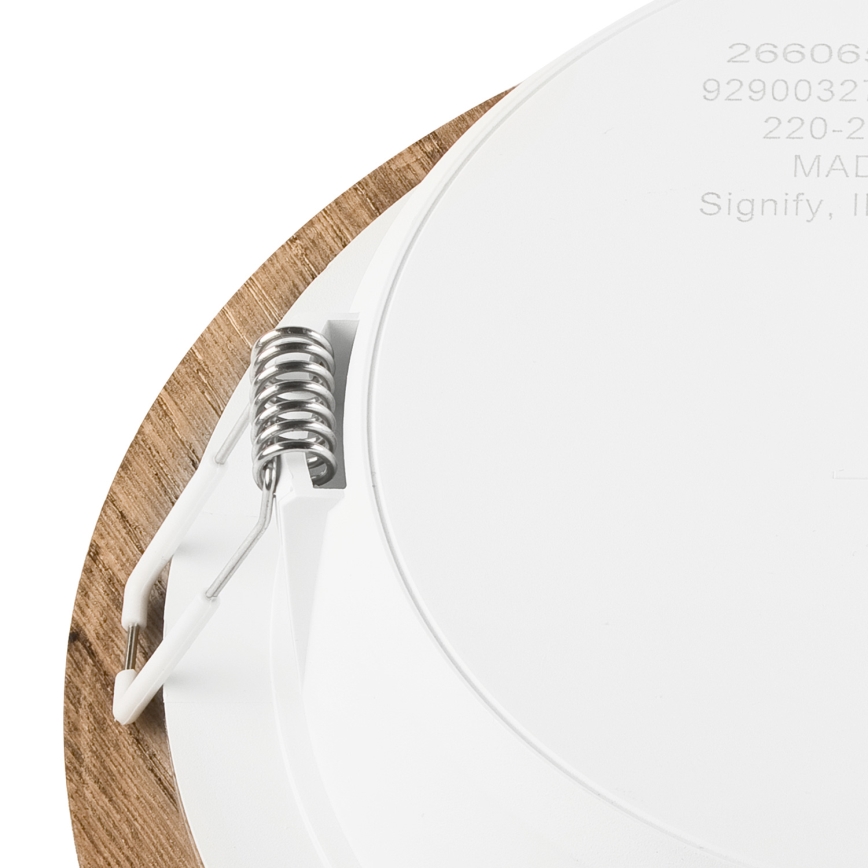 Lámpara empotrada LED WOODY SPOT LED/16,5W/230V 4000K nogal Ø 18,5 cm