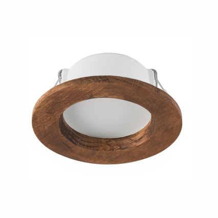 Lámpara empotrada LED WOODY SPOT LED/5,5W/230V 4000K cereza ? 10 cm