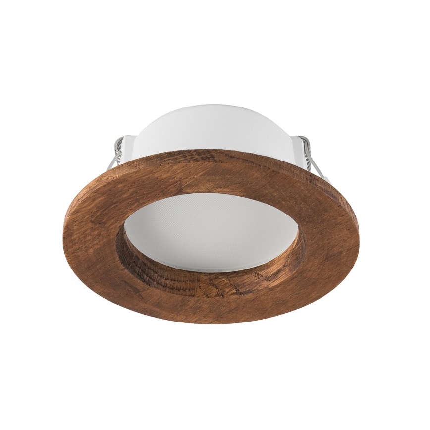 Lámpara empotrada LED WOODY SPOT LED/5,5W/230V 4000K cereza ? 10 cm