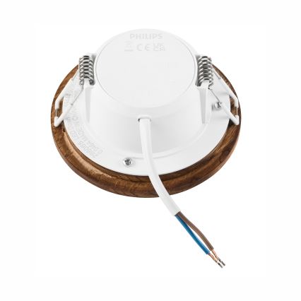 Lámpara empotrada LED WOODY SPOT LED/5,5W/230V 4000K cereza ? 10 cm