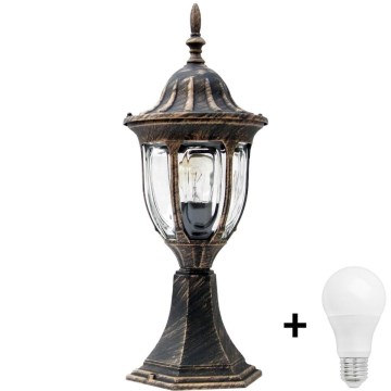 Lámpara LED exterior FLORENCJA 1xE27/10W/230V IP43