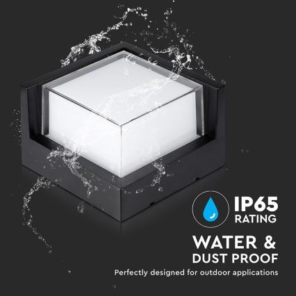 Lámpara de pared LED para exterior LED/12W/230V 3000K IP65