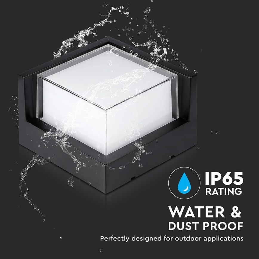Lámpara de pared LED para exterior LED/12W/230V 3000K IP65