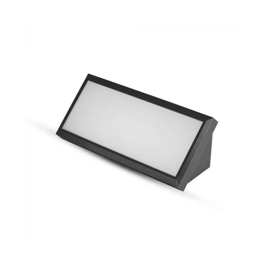 Lámpara de pared LED para exterior LED/12W/230V 4000K IP65 negra