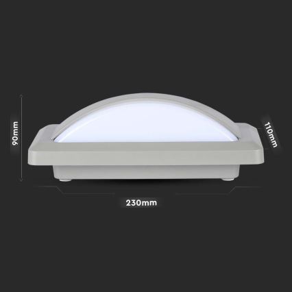 Lámpara de pared LED para exterior LED/12W/230V 6400K IP65