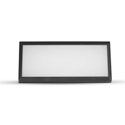 Lámpara de pared LED para exterior LED/12W/230V 6400K IP65 negra