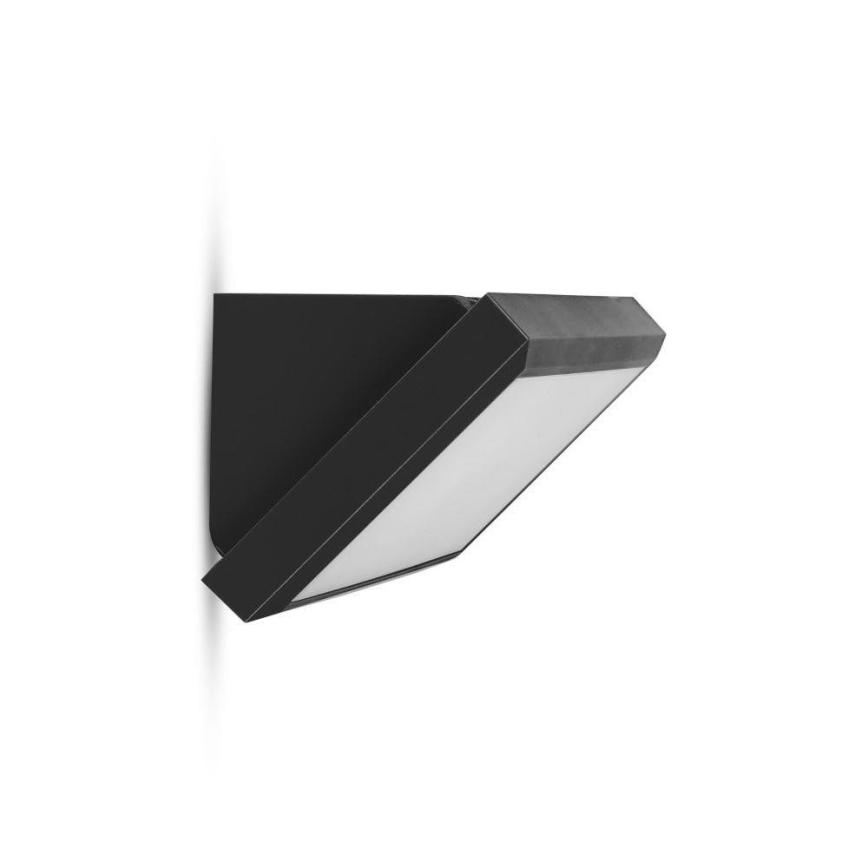 Lámpara de pared LED para exterior LED/12W/230V 6400K IP65 negra
