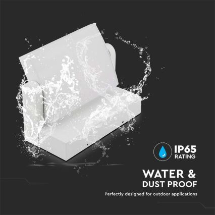 Lámpara de pared LED para exterior LED/17W/230V 4000K IP65 blanca