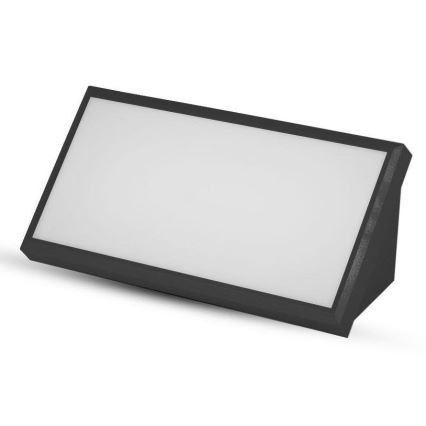Lámpara de pared LED para exterior LED/20W/230V 4000K IP65 negra