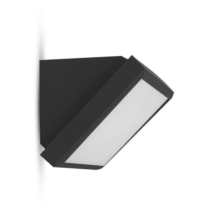 Lámpara de pared LED para exterior LED/20W/230V 4000K IP65 negra