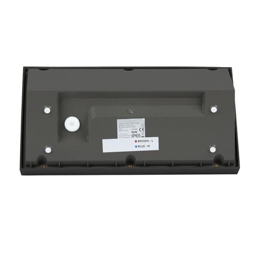 Lámpara de pared LED para exterior LED/20W/230V 4000K IP65 negra
