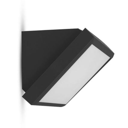 Lámpara de pared LED exterior LED/20W/230V 6400K IP65 negra