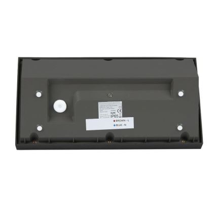 Lámpara de pared LED exterior LED/20W/230V 6400K IP65 negra