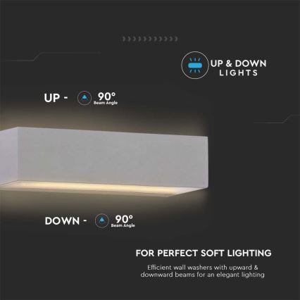 Lámpara de pared LED para exterior LED/9W/230V 3000K IP65