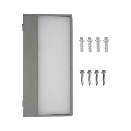 Lámpara de pared LED para exterior LED/9W/230V 6400K IP65