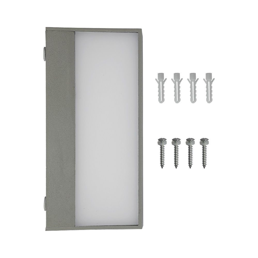 Lámpara de pared LED para exterior LED/9W/230V 6400K IP65