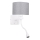 Lámpara LED flexible POLO 1xE27/40W+LED/2W 230V blanca