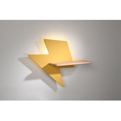 Lámpara de pared infantil LED con estante LIGHTNING LED/4W/230V,