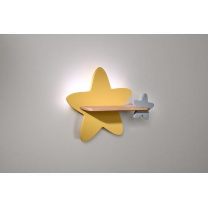 Lámpara de pared infantil LED con estante STAR LED/5W/230V,