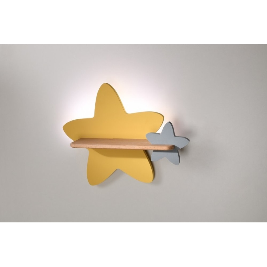 Lámpara de pared infantil LED con estante STAR LED/5W/230V,