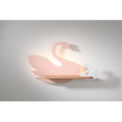 Lámpara de pared infantil LED con estante SWAN LED/5W/230V,