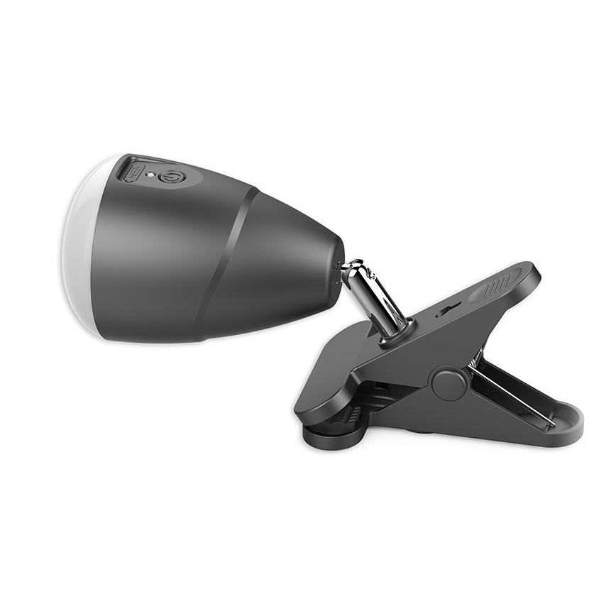 Lámpara LED KLIP con carga USB LED/5W/5V 4000K