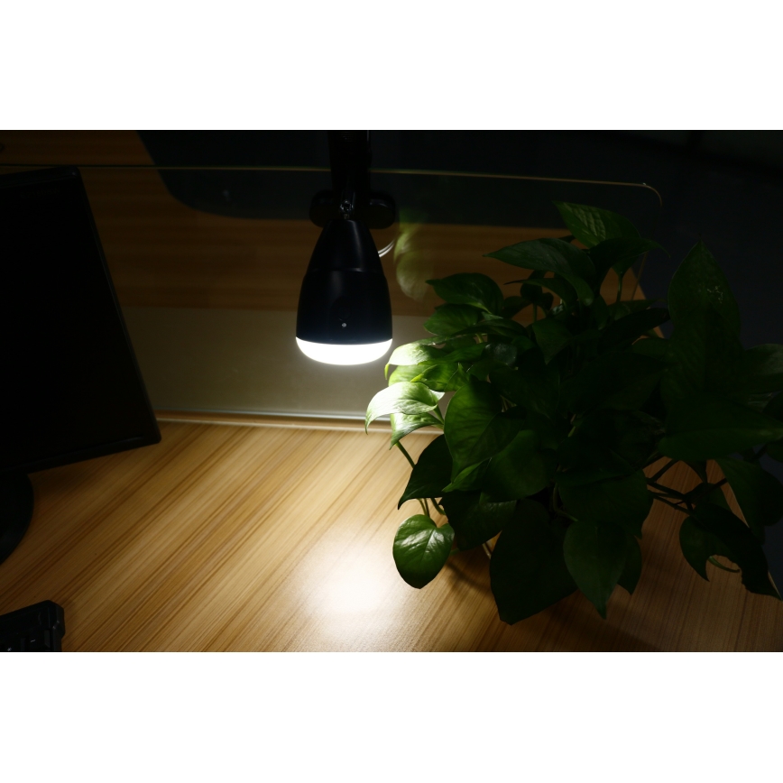 Lámpara LED KLIP con carga USB LED/5W/5V 4000K
