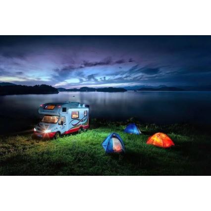 Lámpara LED KLIP con carga USB LED/5W/5V 4000K