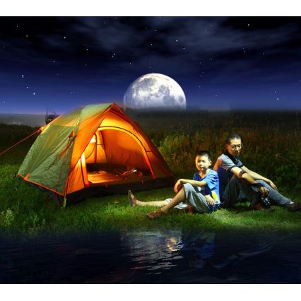 Lámpara LED KLIP con carga USB LED/5W/5V 4000K