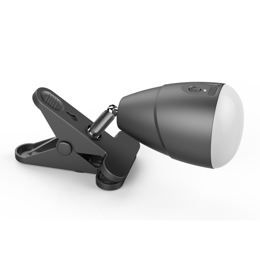 Lámpara LED KLIP con carga USB LED/5W/5V 4000K