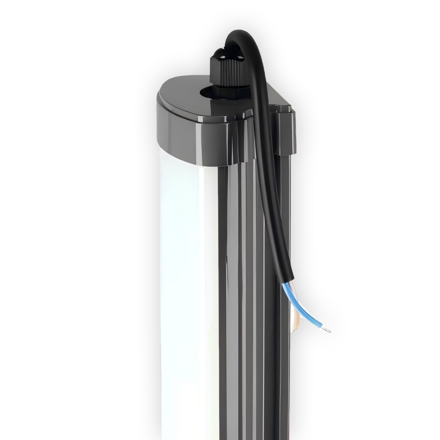 Lámpara LED para bajo mueble de cocina LED/60W/230V 6000K 120 cm IP65 negro