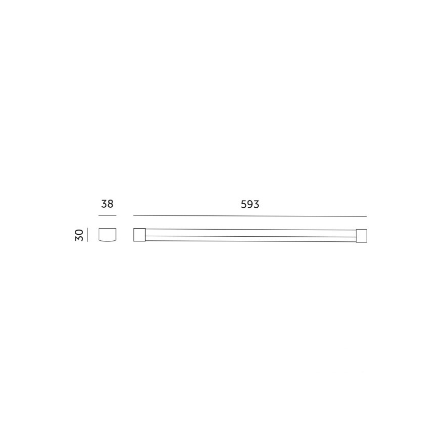 Lámpara LED para debajo de mueble de cocina para cultivar plantas GROWLY LED/9W/230V blanco