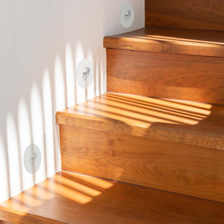 Lámpara LED para escaleras LED/3W/230V 3000K blanco