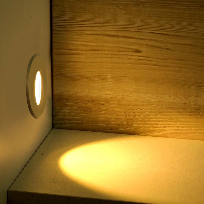 Lámpara LED para escaleras LED/3W/230V 3000K blanco