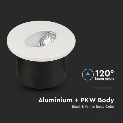 Lámpara LED para escaleras LED/3W/230V 3000K blanco