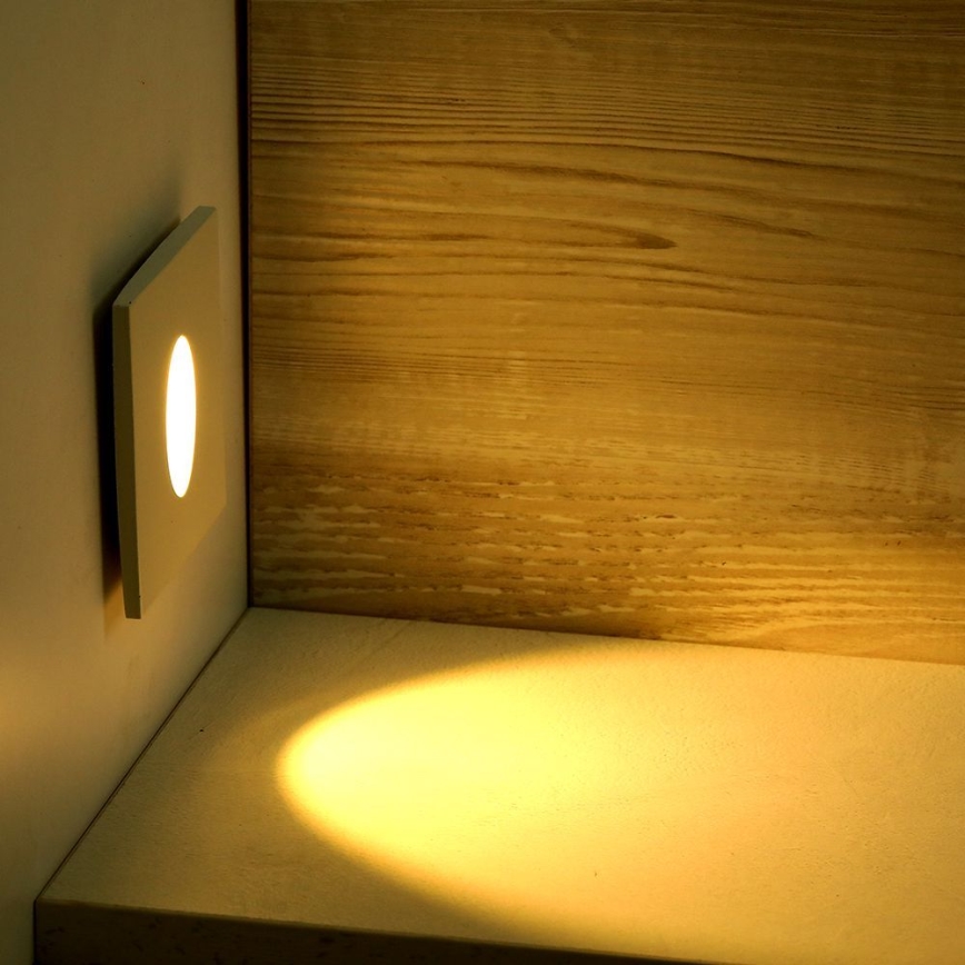 Lámpara LED para escaleras LED/3W/230V 3000K blanco