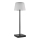 Lámpara LED recargable y regulable KATIE LED/4W/10V 1800mAh IP44 CRI 90 negro