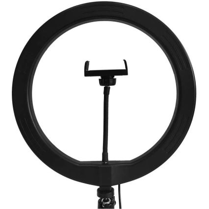Lámpara LED regulable con trípode y soporte para vlogging LED/10W/5V 3200-5500K