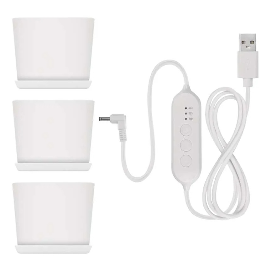 Lámpara LED regulable de interior para cultivo de plantas GROW LED/7W/5V