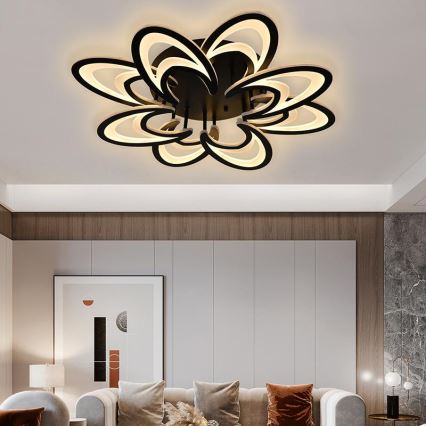 Lámpara de techo LED regulable LED/125W/230V 3000-6500K con mando a distancia