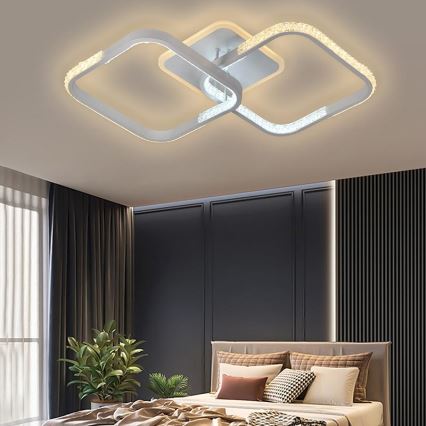 Lámpara de techo LED regulable LED/55W/230V 3000-6500K + mando a distancia